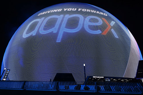 AAPEX-globe-in-las-vegas