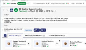AutoQuoteIQ in Tekmetric